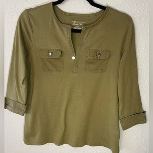 Chapter Club Luxury Pima Cotton, Petite Large, Green.